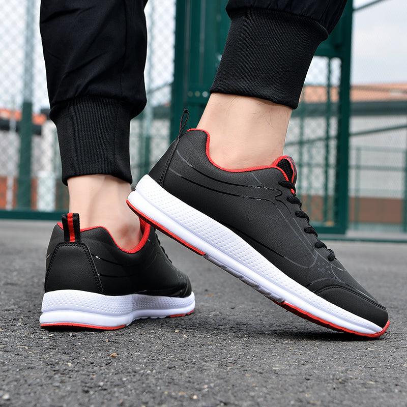 Mens Running Shoes Super Lightweight Walking Jogging Sport Sneakers Breathable Athletic Running Trainers Leather Spring Flats Outdoor Mens Sports High Quality Sneakers