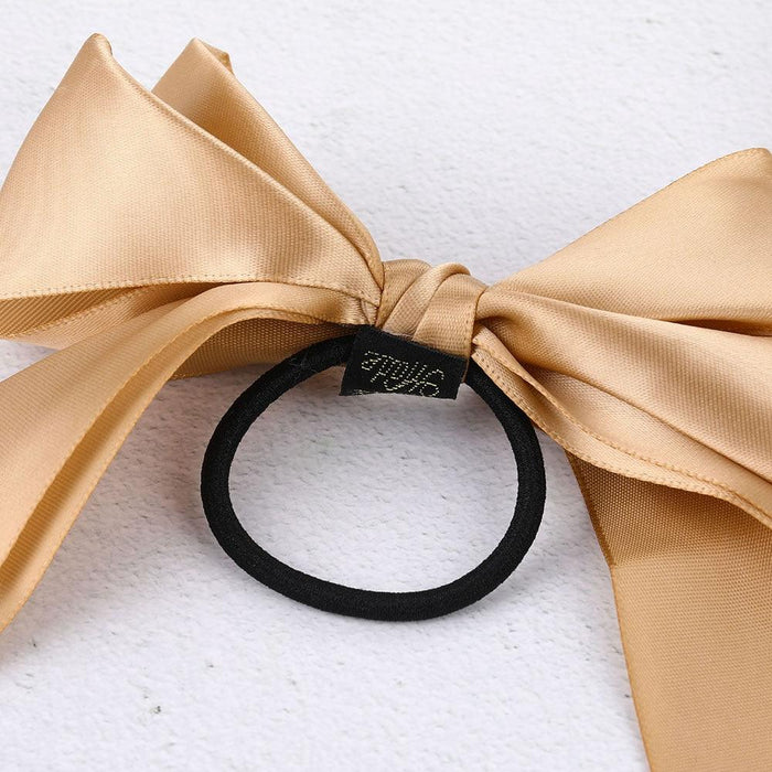 Bow-Knot Elastic Hair Bands Accessories Fashion Hair Band Long Ribbon Bow Ponytail Hair Tie Scrunchies Ponytail Holder Accessories for Women And Girls