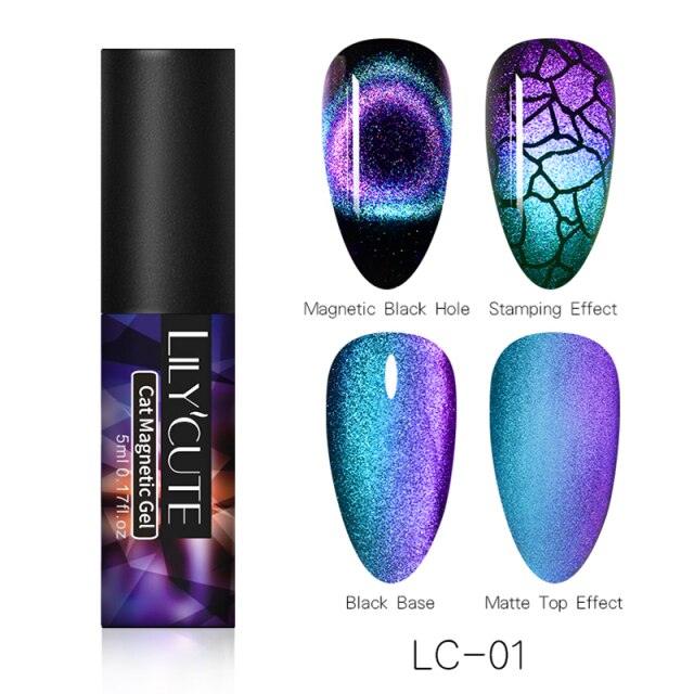 Modern Styllish Elegant 9D Cat Magnetic Nail Gel Polish UV LED Permanent Elegant Colorful Charming Effect For Womens - STEVVEX Beauty - 99, Art Manicure, Art Nail Polish, Cat Eye Gel Nail Polish, Chameleon Nail Polish, Colorful Nail Polish, Cracked Nail Polish, Elegant Nail Polish, Fashion Nail Polish, Gel Nail Polish, Glitter Nail Polish, Glossy Nail Polish, Luxury Design, Luxury Women Nail Polish, Magnetic Nail Gel Polish, Modern Colors, Nail gel - Stevvex.com