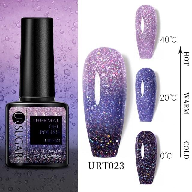 2022 NEW Purple Gel Nail Polish UV Color Changing Gel Nail Polish Stylish Three Layer Effect For Womens - STEVVEX Beauty - 99, Art Manicure, Art Nail Polish, Colorful Nail Polish, Diamond Gel Nail Polish, Elegant Nail Polish, Fashion Nail Polish, Gel Nail Polish, Glossy Nail Polish, Luxury Design, Luxury Women Nail Polish, Modern Colors, Nail gel, Nail Polish, New Nail Polish, Purple Nail Gel Polish, Women Nail Polish, Womens Nail Polish - Stevvex.com