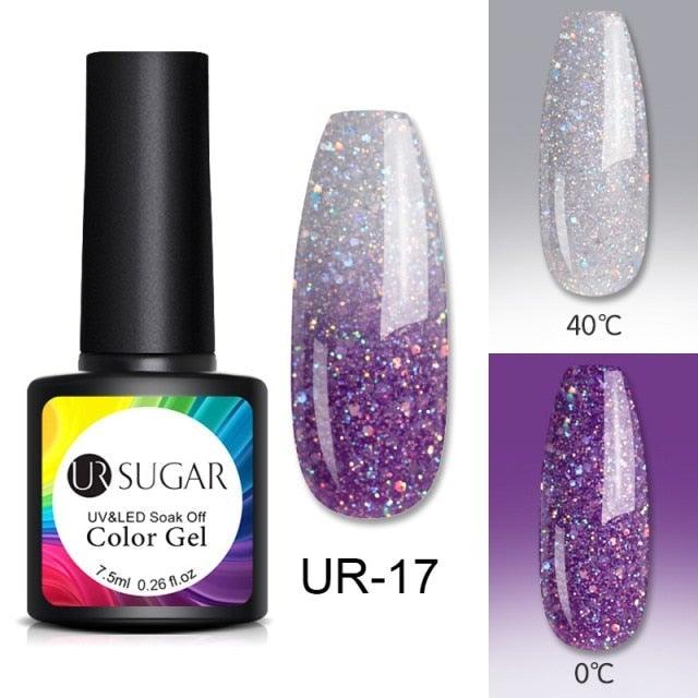 2022 NEW Purple Gel Nail Polish UV Color Changing Gel Nail Polish Stylish Three Layer Effect For Womens - STEVVEX Beauty - 99, Art Manicure, Art Nail Polish, Colorful Nail Polish, Diamond Gel Nail Polish, Elegant Nail Polish, Fashion Nail Polish, Gel Nail Polish, Glossy Nail Polish, Luxury Design, Luxury Women Nail Polish, Modern Colors, Nail gel, Nail Polish, New Nail Polish, Purple Nail Gel Polish, Women Nail Polish, Womens Nail Polish - Stevvex.com