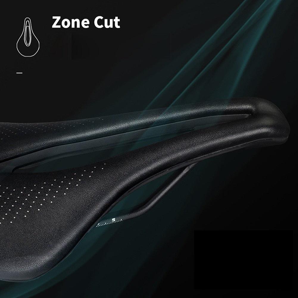 Bicycle Soft Thick Saddle Mountain Road Bike Wide Seat Cushion Road Bike Carbon Saddle Comfort Bike Saddle Ergonomic Waterproof Bicycle Seat For Road Bike Mountain Bike Seats