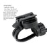 Bicycle Headlight Holder Front LED Lamp Buckle Quick Mount Release Helmet Adaptor Bracket Light Switch 360°Rotation Flashlight Mount Holder Bicycle Cycle Bike Front Torch Mount LED Headlight Holder Clip Clamp Rubber For Diameter Flashlight