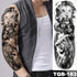 Full Women Man Realistic Waterproof Temporary Tattoo Tiger Stickers Luxury Big Design For Arm Thigh - STEVVEX Beauty - 103, 3D Tattoo, Animal Tattoo, Arm Tattoo, Beauty, Big Tattoo, Black Tattoos, Body Tattoo, Colorful Tattoo, Extra Large Tattoo, Fashion Tattoo, Girls Tattoo, Large Black Tattoo, Large Tattoo, Leg Tattoo, Lion Tattoo, Luxury Tattoo, Men Tattoo, Mens Tattoo, Stylish Tattoo, Tattoo, Waterproof Tattoo, Women Tattoo, Womens Tattoo - Stevvex.com