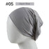 New Winter Autumn Soft Solid Color Inner Hijab  Cap Lightweight Muslim Turban Elegant Hijab Caps Hat Islam Under Scarf  Undercap Bonnet Color Soft Jersey Stretch Hijab's Tube Cap Hat Hijab Bonnet Muslim Women Scarf Turbans Head For Women