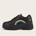 Casual Winter Women Thick Sneakers White Shoes Autumn Winter Fashion Platform Shoes Female Lace Up Rainbow Vulcanized Shoes Comfy Fashion Sneakers Breathable Athletic Casual Shoes