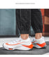 Mens Running Sneakers Luxury Mens Casual Shoes Trainer Race Off White Shoes Slip on Walking Casual Breathable Air Cushion Fashion Lightweight Sneakers