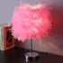 Novelty Feather Night Light Remote Fairy Copper Lamp for Home Living Room Bedroom Bedside Backlight Party Wedding Decoration Cute Study Lamps for Bedroom Décor