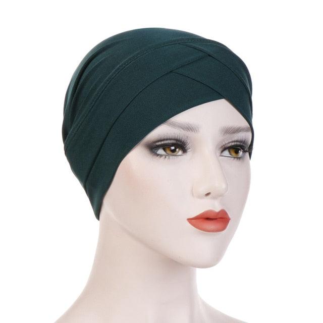 New Soft Modal Muslim Turban Hat Inner Head Wrap Bonnet Under Scarf Hijab Lightweight Caps Elegant Islamic Under Scarf Bonnet Hat Headwrap For Female