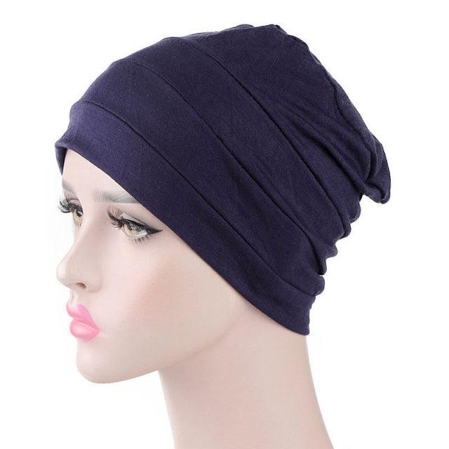 New Soft Modal Muslim Turban Hat Inner Head Wrap Bonnet Under Scarf Hijab Lightweight Caps Elegant Islamic Under Scarf Bonnet Hat Headwrap For Female