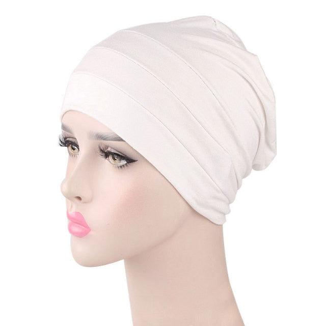 New Soft Modal Muslim Turban Hat Inner Head Wrap Bonnet Under Scarf Hijab Lightweight Caps Elegant Islamic Under Scarf Bonnet Hat Headwrap For Female