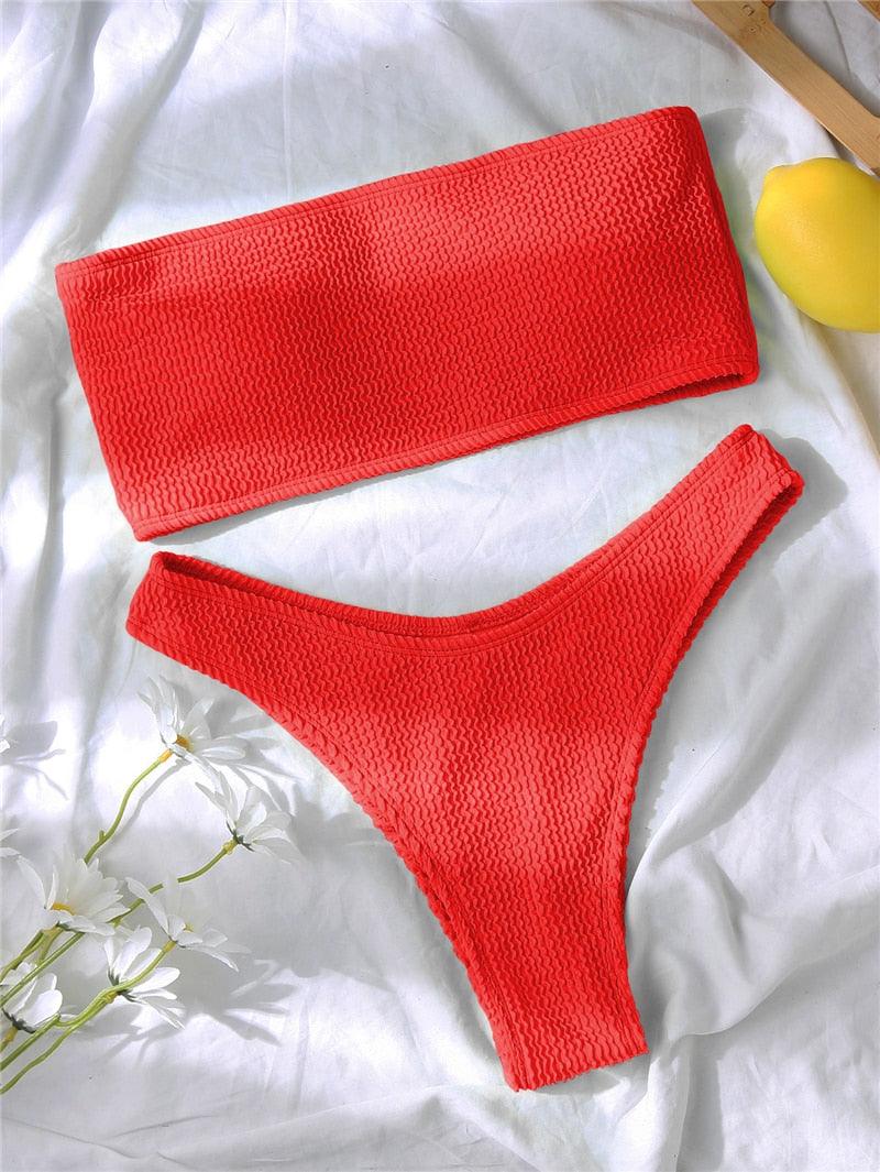 Women One-Shoulder Bikini Swimsuit Women Push Up Swimwear Women's Bathing Suit Comfortable Bikini Ribbed Two Piece Swimsuit Bikini Set Summer Bathing Suit Beach Wear Swimming Suit - ALLURELATION - 519, Beach bikini, Beach Wear, bikini, Bikini Swimsuit, classic bikini, comfortable bikini, Fashion bikini, Modern bikini, new design bikini, Push Up Swimwear, retro bikini, Ribbed bikini, Solid Bikini, stylish bikini, Summer bikini, swimwear, Two Piece Swimsuit, Women bikini, Women's Bathing Suit - Stevvex.com