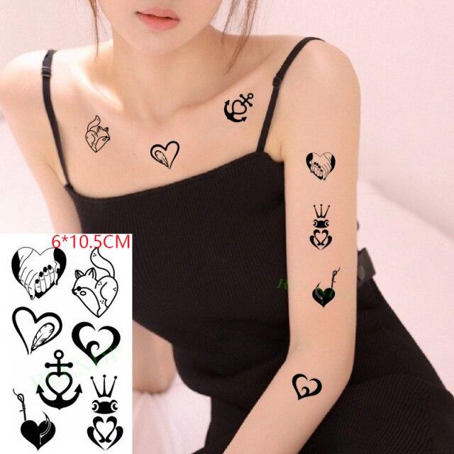 New Waterproof Temporary Sticker Tattoo Flame Heart Star Element Body Art Cute Small Tattoos For Kids Womens - STEVVEX Beauty - 103, Animal Tattoo, Arm Tattoo, Beauty, Black Tattoos, Body Tattoo, Boys Tattoo, Cats Tattoo, Children Tattoo, Fashion Tattoo, Flower Tattoo, Girls Tattoo, Leg Tattoo, Lion Tattoo, Lotus Tattoo, Luxury Tattoo, Modern Tattoo, Stylish Tattoo, Tattoo, Waterproof Tattoo, Women Tattoo, Womens Tattoo - Stevvex.com