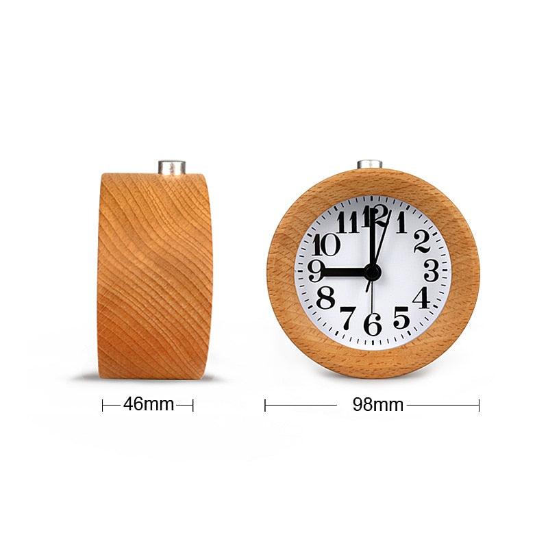 USB/AAA Powered LED Digital Clock Wooden Alarm Clock Table Clock Wooden Digital Alarm Clock with Wireless Charging 3 Alarms LED Display Sound Control and Snooze Dual for Bedroom Bedside Office Voice Control Electronic Clock Desktop Decor