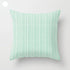 Mint Green Cushion Cover Pillowslip Home Supplies Decorative Fresh Mint Green Gray Watercolour Stripes Generic Solid Decorative Bedroom Pillow Cases Covers Pillow Case Simple Living Room