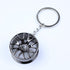 Creative Gift Car Metal Keychain Turbo Gear Hub Pendant Brake Disc Shock Absorber Pendant Alloy Short Quick Shifter Key Chain Ring Charming Auto Rainbow Metal Pendant Keyring Wheel Rim Tire Rotary Engine Keyring