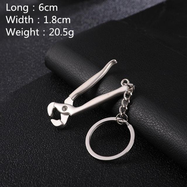 Creative Gift Car Metal Keychain Turbo Gear Hub Pendant Brake Disc Shock Absorber Pendant Alloy Short Quick Shifter Key Chain Ring Charming Auto Rainbow Metal Pendant Keyring Wheel Rim Tire Rotary Engine Keyring