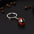 Creative Gift Car Metal Keychain Turbo Gear Hub Pendant Brake Disc Shock Absorber Pendant Alloy Short Quick Shifter Key Chain Ring Charming Auto Rainbow Metal Pendant Keyring Wheel Rim Tire Rotary Engine Keyring