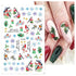 3D Nail Stickers Decals Snowflakes Elk Bear Christmas Xmas Transfer Stickers Nail Art Self-Adhesive Decals Decoration  Nail Art Stickers Decals Christmas Snowflake Bronzing Christmas Slider Nail Art 3D Decals Decoration