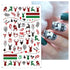 3D Nail Stickers Decals Snowflakes Elk Bear Christmas Xmas Transfer Stickers Nail Art Self-Adhesive Decals Decoration  Nail Art Stickers Decals Christmas Snowflake Bronzing Christmas Slider Nail Art 3D Decals Decoration