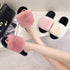 Fluffy Slippers Women Cozy Faux Fur Cross Indoor Floor Slides Flat Soft Furry Shoes Fluffy Furry Fur Slippers Flip Flop Open Toe Cozy House Memory Foam Sandals Slides Soft Flat Comfy Slippers