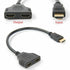 1PC HDMI Splitter 1080P HDMI Male To Double Female Adapter Cable 1 In 2 Out HDMI Converter HDMI Splitter Adapter Cable For HDTV HD LED LCD - STEVVEX Cable - 1080P Adapter, 1080p HD resolution, 220, adapter, Adapter cables, adapter for monitor, adapter for pc, adapter for tv, cable, cable adapter, cable for PC, display port, HDMI, HDMI ADAPTER, HDMI cable, HDMI Cable Adapter, HDMI Converter, HDMI Splitter, HDMI Splitter Adapter Cable, Splitter, tv adapter - Stevvex.com