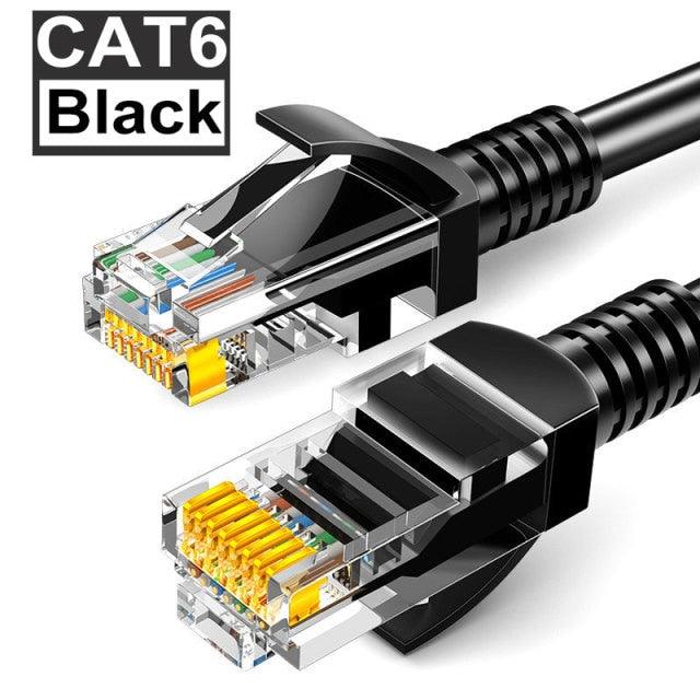 Cat6 Round Ethernet Cable RJ45 Cat6 Lan Cable Internet Modem Laptop Router Network Ethernet Cable Plated RJ45 Connectors Ethernet LAN Cable For Laptop Game Console - STEVVEX Cable - 220, adapter, Adapter cables, cable, cable adapter, cable connector, cable for laptop, cable for PC, Cat 6 Network Lan, Cat6 Network Ethernet LAN Cable, Cat6 Round Ethernet Cable, Ethernet LAN Cable, LAN Cable, Network Ethernet LAN Cable, Network LAN Cable, RJ45 Cat6 Lan Cable, RJ45 Connectors - Stevvex.com