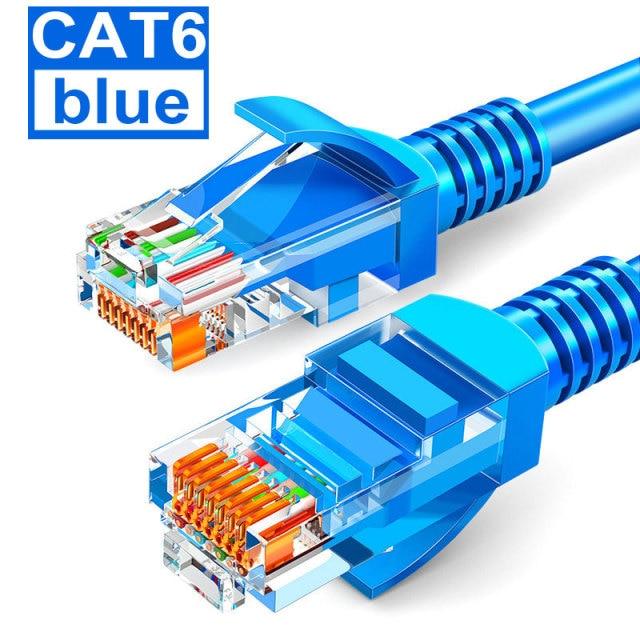 Cat6 Round Ethernet Cable RJ45 Cat6 Lan Cable Internet Modem Laptop Router Network Ethernet Cable Plated RJ45 Connectors Ethernet LAN Cable For Laptop Game Console - STEVVEX Cable - 220, adapter, Adapter cables, cable, cable adapter, cable connector, cable for laptop, cable for PC, Cat 6 Network Lan, Cat6 Network Ethernet LAN Cable, Cat6 Round Ethernet Cable, Ethernet LAN Cable, LAN Cable, Network Ethernet LAN Cable, Network LAN Cable, RJ45 Cat6 Lan Cable, RJ45 Connectors - Stevvex.com