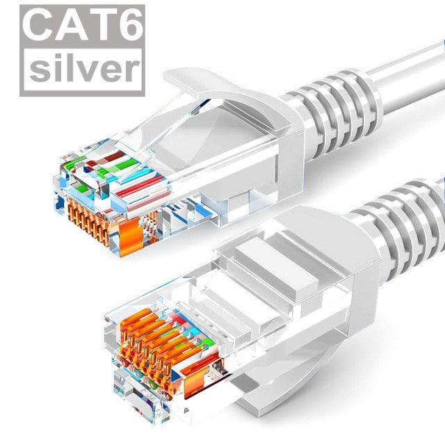 Cat6 Round Ethernet Cable RJ45 Cat6 Lan Cable Internet Modem Laptop Router Network Ethernet Cable Plated RJ45 Connectors Ethernet LAN Cable For Laptop Game Console - STEVVEX Cable - 220, adapter, Adapter cables, cable, cable adapter, cable connector, cable for laptop, cable for PC, Cat 6 Network Lan, Cat6 Network Ethernet LAN Cable, Cat6 Round Ethernet Cable, Ethernet LAN Cable, LAN Cable, Network Ethernet LAN Cable, Network LAN Cable, RJ45 Cat6 Lan Cable, RJ45 Connectors - Stevvex.com