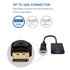 DisplayPort to VGA Adapter Cable Converter Compatible with Computer, Desktop, Laptop, PC, Monitor, Projector. - STEVVEX Cable - 220, audio cables, audio video cables, cable, cables, converter for PC, convertor for computer, convertor for laptop, convertor for monitor, convertor for projector, DP to VGA adapter, durable cable, male to female cable converter, sustainable convertor, video cables - Stevvex.com