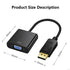 DisplayPort to VGA Adapter Cable Converter Compatible with Computer, Desktop, Laptop, PC, Monitor, Projector. - STEVVEX Cable - 220, audio cables, audio video cables, cable, cables, converter for PC, convertor for computer, convertor for laptop, convertor for monitor, convertor for projector, DP to VGA adapter, durable cable, male to female cable converter, sustainable convertor, video cables - Stevvex.com