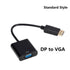 DisplayPort to VGA Adapter Cable Converter Compatible with Computer, Desktop, Laptop, PC, Monitor, Projector. - STEVVEX Cable - 220, audio cables, audio video cables, cable, cables, converter for PC, convertor for computer, convertor for laptop, convertor for monitor, convertor for projector, DP to VGA adapter, durable cable, male to female cable converter, sustainable convertor, video cables - Stevvex.com