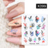 Water Nail Stickers Women Face Sketch Abstract Butterfly Image Sexy Girl Nail Art Decor Sliders Manicures For Nails Decoration Decal Self-Adhesive 3D Wave Design Decoration for Women Girls Tape Nail Art Stickers Decal Decoration