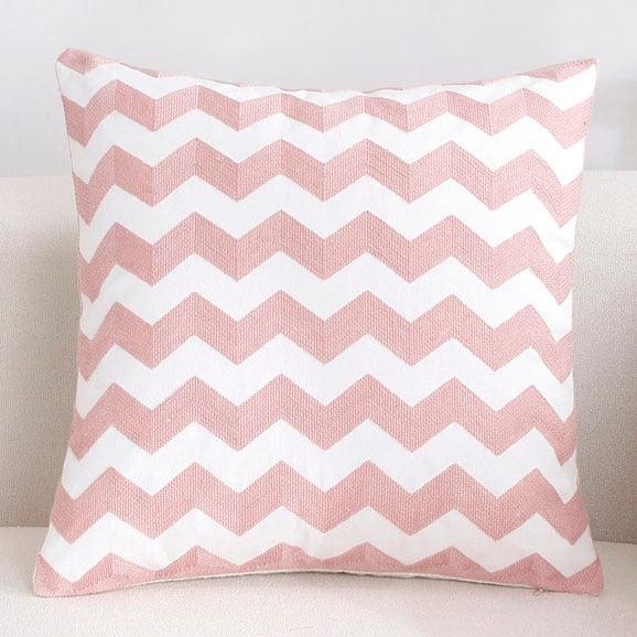 Solid Geometric Cushion Cover Pink Gray Blue Modern Decorative Throw Pillow Case Cushion Case for Room Bedroom Room Decorative Sofa Cushions Throw Pillows Cotton Pillow Covers Pillowcases 45x45