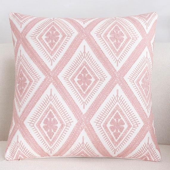 Solid Geometric Cushion Cover Pink Gray Blue Modern Decorative Throw Pillow Case Cushion Case for Room Bedroom Room Decorative Sofa Cushions Throw Pillows Cotton Pillow Covers Pillowcases 45x45