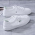 Women's White Casual Sneakers Spring  Summer Breathable Flats Solid Color Mesh Shoes Fashion White Flat Sneakers Women Workout Tennis Walking Gym Fashion Sneakers