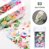 Nail Foils Marble Flower Series Iridescent Nail Art Transfer Sticker Paper Slider Nail Water Decal Design Manicures Decorations  Art Manicures Decoration New Gold Nail Transfer Foils for Nail Arts Nails Supply Holographic Effect Nail Art Foil Stickers Hol