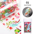 Nail Foils Marble Flower Series Iridescent Nail Art Transfer Sticker Paper Slider Nail Water Decal Design Manicures Decorations  Art Manicures Decoration New Gold Nail Transfer Foils for Nail Arts Nails Supply Holographic Effect Nail Art Foil Stickers Hol