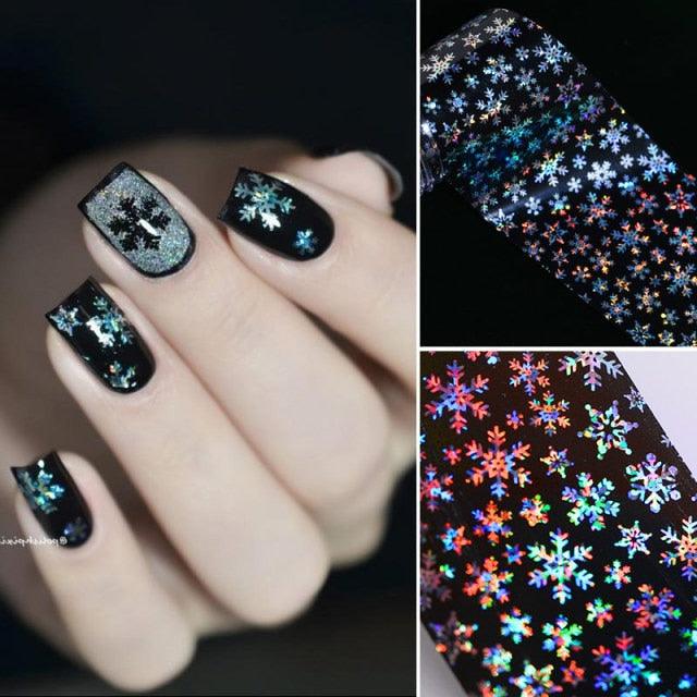 Nail Foils Marble Flower Series Iridescent Nail Art Transfer Sticker Paper Slider Nail Water Decal Design Manicures Decorations  Art Manicures Decoration New Gold Nail Transfer Foils for Nail Arts Nails Supply Holographic Effect Nail Art Foil Stickers Hol