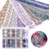 Nail Foils Marble Flower Series Iridescent Nail Art Transfer Sticker Paper Slider Nail Water Decal Design Manicures Decorations  Art Manicures Decoration New Gold Nail Transfer Foils for Nail Arts Nails Supply Holographic Effect Nail Art Foil Stickers Hol