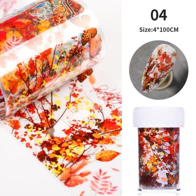 Nail Foils Marble Flower Series Iridescent Nail Art Transfer Sticker Paper Slider Nail Water Decal Design Manicures Decorations  Art Manicures Decoration New Gold Nail Transfer Foils for Nail Arts Nails Supply Holographic Effect Nail Art Foil Stickers Hol