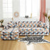 Elastic Sofa Covers for Living Room Stretch Slipcovers Sectional Couch Cover L Shape Corner Armchair Cover 1/2/3/4 Seater Slipcovers Elastic Stylish Printed Sectional Sofa Furniture Protector For Living Room