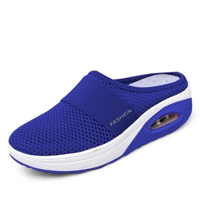 Women Sandals Fashion Platform Shoes Comfy Clogs Breathable Slippers Mesh Lightweight Footwear Air Cushion Platform Mesh Sneaker Sandals For Female Lightweight Beach Shoes