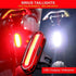 Bike Tail Light Ultra Bright USB Rechargeable LED Bicycle Rear Light 5 Light Mode Headlights High Visibility Bike Rear Light USB Rechargeable LED Bicycle Tail Light Waterproof Cycling Safety Flashlight With Multiple Modes