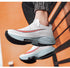 Mens Running Sneakers Luxury Mens Casual Shoes Trainer Race Off White Shoes Slip on Walking Casual Breathable Air Cushion Fashion Lightweight Sneakers