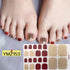 Shiny Toenail Sticker Full Cover Feet Decorations Mixed Patterns Nail Wraps Beauty Design Waterproof Toenail Art Manicure Toe Nail Polish Stickers Glitter Toenail Nail Polish Strips Decals Full Wraps Self Adhesive Toe Nail Tip Full Toe Nail Wraps