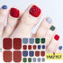 Shiny Toenail Sticker Full Cover Feet Decorations Mixed Patterns Nail Wraps Beauty Design Waterproof Toenail Art Manicure Toe Nail Polish Stickers Glitter Toenail Nail Polish Strips Decals Full Wraps Self Adhesive Toe Nail Tip Full Toe Nail Wraps