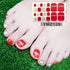 Shiny Toenail Sticker Full Cover Feet Decorations Mixed Patterns Nail Wraps Beauty Design Waterproof Toenail Art Manicure Toe Nail Polish Stickers Glitter Toenail Nail Polish Strips Decals Full Wraps Self Adhesive Toe Nail Tip Full Toe Nail Wraps