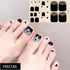 Shiny Toenail Sticker Full Cover Feet Decorations Mixed Patterns Nail Wraps Beauty Design Waterproof Toenail Art Manicure Toe Nail Polish Stickers Glitter Toenail Nail Polish Strips Decals Full Wraps Self Adhesive Toe Nail Tip Full Toe Nail Wraps