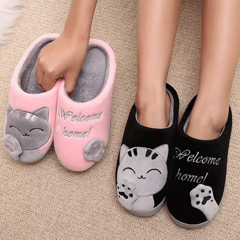 Woman Bedroom Winter Slippers Warm Home Slippers Women Shoes Indoor House Slippers Comfy House Shoes Slip On Memory Foam Bedroom Slippers Indoor Home Shoes